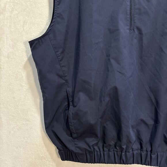 FootJoy Pullover Vest Men's Extra Large Navy Blue Golf Windbreaker Sleeveless XL - Picture 4 of 14